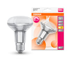 Osram LED Superstar R80 5,9-60W/927 E27 36° 345lm warmweiß dimmbar – Produkt mit Verpackung