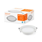 LEDVANCE LED Einbauleuchte DL ALU D200 35W/865 3150lm 100° weiß IP44 tageslichtweiß – Produkt mit Verpackung