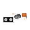 LEDVANCE LED Einbauleuchte Spot Multi 2x 30W/830 2 x 2700lm 38° weiß/schwarz IP20 warmweiß – Produkt mit Verpackung