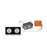 LEDVANCE LED Einbauleuchte Spot Multi 2x 30W/840 2 x 2700lm 38° weiß/schwarz IP20 kaltweiß – Produkt mit Verpackung