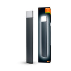 LEDVANCE LED Bodenleuchte Endura Style Ellipse 900 12,5W/830 890lm nicht dimmbar dunkelgrau IP44 – Produkt mit Verpackung
