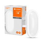 LEDVANCE LED Wandleuchte Bulkhead 11W/840 840lm kaltweiß nicht dimmbar weiß IP54 – Produkt mit Verpackung