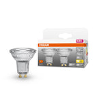 LEDVANCE LED STAR PAR16 2,6-35W/827 GU10 230lm klar warmweiß 36° nicht dimmbar – Produkt mit Verpackung