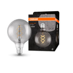 Osram LED Vintage 1906 Globe G125 Filament Smoke 5-15W/818 E27 140lm klar Warm Comfort Light 330° nicht dimmbar – Produkt mit Verpackung
