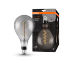 Osram LED Vintage 1906 Classic A160 Filament Smoke 5-12W/818 E27 110lm klar Warm Comfort Light 340° dimmbar – Produkt mit Verpackung