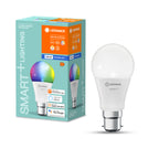 LEDVANCE LED Smart+ Bluetooth Apple Homekit Classic A 10-60W/RGBW B22d 800lm matt 240° dimmbar – Produkt mit Verpackung