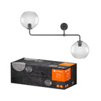 LEDVANCE Vintage 1906 Globe Double Smokey Glass – Produkt mit Verpackung