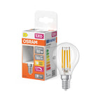 OSRAM LED Superstar Retrofit Classic P Filament 6,5-40W/827 warmweiß E14 806lm dimmbar – Produkt mit Verpackung