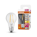 OSRAM LED Three-Step-Dim Classic A Filament 7-60W/827 warmweiß E27 806lm – Produkt mit Verpackung