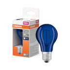 Osram / Ledvance LED Classic A blau 300° 2,5-4W/190 10lm E27 220-240V nicht dimmbar – Produkt mit Verpackung