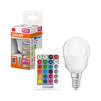 OSRAM LED Retrofit Classic P 4,5-25W/827 RGBW remote control E14 250lm mit Fernbedienung – Produkt mit Verpackung