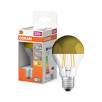 Osram / Ledvance LED Filament Classic A verspiegelt gold 300° 4-35W/827 warmweiß 400lm E27 220-240V – Produkt mit Verpackung