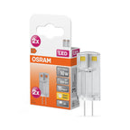 Osram LED 320° Pin 0,9-10W/827 warmweiß 100lm G4 12V – Produkt mit Verpackung