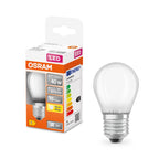 Osram LED STAR RETROFIT matt CLP 40 non-dim 4W/827 E27 470LM BOX – Produkt mit Verpackung
