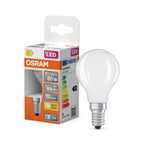 Osram Filament Star Classic P45 matt 300° 5,5-60W/827 warmweiß 806lm E14 220-240V – Produkt mit Verpackung
