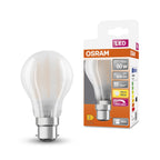 Osram Filament Superstar Classic A60 300° 7-60W/827 warmweiß 806lm B22d 220-240V dimmbar – Produkt mit Verpackung