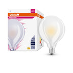 Osram LED Parathom Globe G95 Filament 6,5-60W/827 E27 806lm matt warmweiß nicht dimmbar – Produkt mit Verpackung