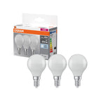 Osram LED Base Classic P 5-40W/840 E14 470lm matt kaltweiß nicht dimmbar 3er Pack – Produkt mit Verpackung
