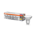 Osram LED Base PAR16 4,3-30 W/827 GU10 36° 350lm warmweiß  5er Pack – Produkt mit Verpackung