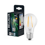 Osram LED Bellalux Classic A Filament 6,5-60W/840 E27 806lm klar kaltweiß nicht dimmbar – Produkt mit Verpackung