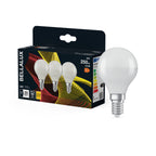 Osram LED Bellalux Classic P 3,3-25W/827 E14 250lm matt warmweiß nicht dimmbar 3er Pack – Produkt mit Verpackung