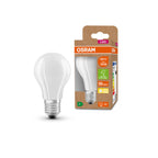 Osram LED Filament Classic A matt 300° Ultra-Efficient 7,2-100W/830 warmweiß 1521lm E27 220-240V – Produkt mit Verpackung