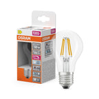Osram LED Filament Superstar+ Classic A klar 300° 5,8-60W/940 neutralweiß 806lm E27 220-240V dimmbar – Produkt mit Verpackung
