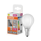 Osram LED Filament Superstar+ Tropfen P matt 300° 3,4-40W/940 neutralweiß 470lm E14 220-240V dimmbar – Produkt mit Verpackung