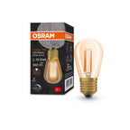 Osram / Ledvance LED Filament Vintage 1906 Mini Edison klar 320° 4,8-33W/822 extra warmweiß 360lm E27 220-240V dimmbar – Produkt mit Verpackung