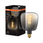 Osram / Ledvance LED Filament Vintage 1906 Globe G140 klar 220° 4,5-15W/816 extra warmweiß 150lm E27 220-240V dimmbar – Produkt mit Verpackung