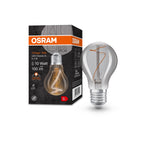 Osram / Ledvance LED Filament Vintage 1906 Classic A rauchig 320° 3,4-10W/818 extra warmweiß 100lm E27 220-240V – Produkt mit Verpackung