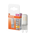 Osram / Ledvance LED Pin matt 300° 1,9-19 W/827 warmweiß 180lm G9 220-240V – Produkt mit Verpackung