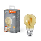 Osram / Ledvance LED Filament WIFI Smart+ Classic A gold 300° 6-53W/824 warmweiß 680lm E27 220-240V dimmbar – Produkt mit Verpackung