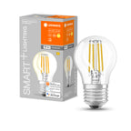 Osram / Ledvance LED Filament WIFI Smart+ Classic A klar 300° 4-40W/827 warmweiß 470lm E27 220-240V dimmbar – Produkt mit Verpackung