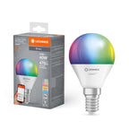 Osram / Ledvance LED WIFI Smart+ Classic P matt 180° 4,9-40W/827-865 RGBW 470lm E14 220-240V dimmbar – Produkt mit Verpackung