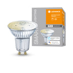 Osram / Ledvance LED WIFI Smart+ Reflektor PAR16 45° 4,9-40 W/827 warmweiß 350lm GU10 230V dimmbar – Produkt mit Verpackung