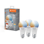 Ledvance LED WIFI Smart+ Classic A60 matt 220° 9-60W/827-865 abstimmbares Weiß 806lm E27 220-240V dimmbar 3er Pack – Produkt mit Verpackung