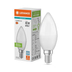 Osram / Ledvance LED Kerze B matt 200° Value 4,9-40W/865 tageslichtweiß 470lm E14 220-240V – Produkt mit Verpackung