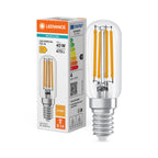 Osram / Ledvance LED Filament Special T26 klar 300° Performance 4,2-40W/827 warmweiß 470lm E14 220-240V – Produkt mit Verpackung