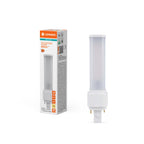 Osram / Ledvance LED Dulux D matt 120° Value 6-13W/830 warmweiß 600lm G24d-1 KVG AC 220-240V – Produkt mit Verpackung
