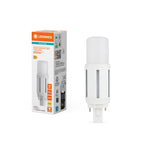 Osram / Ledvance LED Dulux D matt 300° Value 7,5-18W/830 warmweiß 870lm G24d KVG AC 220-240V – Produkt mit Verpackung