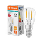 Osram / Ledvance LED Filament Special T26 klar 300° Performance 1,3-10W/827 warmweiß 110lm E14 220-240V – Produkt mit Verpackung