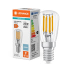 Osram / Ledvance LED Filament Special T26 klar 300° Performance 2,8-25W/865 tageslichtweiß 250lm E14 220-240V – Produkt mit Verpackung