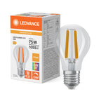 Osram / Ledvance Classic A LED Filament Superior 9.5-75W 927 warmweiß 1055lm dimmbar E27 klar 300° 220-240V – Produkt mit Verpackung