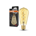 Osram / Ledvance LED Filament Vintage 1906 Edison gold 300° 4-28W/820 extra warmweiß 300lm E27 220-240V – Produkt mit Verpackung