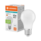 Osram / Ledvance LED Classic A matt 200° Performance 4,9-40W/840 kaltweiß 470lm E27 220-240V – Produkt mit Verpackung