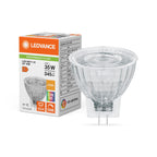 Osram / Ledvance LED Reflektor MR11 36° Performance 4,5-35W/927 warmweiß 345lm GU4 12V dimmbar – Produkt mit Verpackung