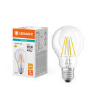 Osram / Ledvance LED Filament Classic A klar 300° Value 4-40W/827 warmweiß 470lm E27 220-240V – Produkt mit Verpackung