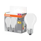 Osram / Ledvance LED Filament Base Classic A matt 300° 7-60W/827 warmweiß 806lm E27 220-240V 2er Pack – Produkt mit Verpackung