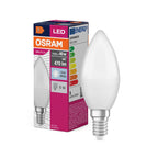 Osram / Ledvance LED Kerze B matt 220° Value 4,9-40W/840 kaltweiß 470lm E14 220-240V – Produkt mit Verpackung